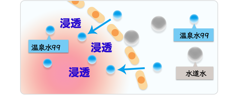 卓越した浸透力